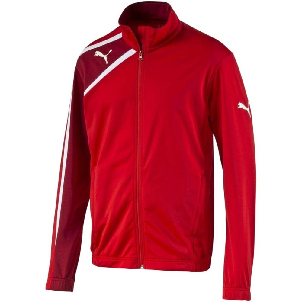 Puma Boys Spirit Performance Track Jacket / Red